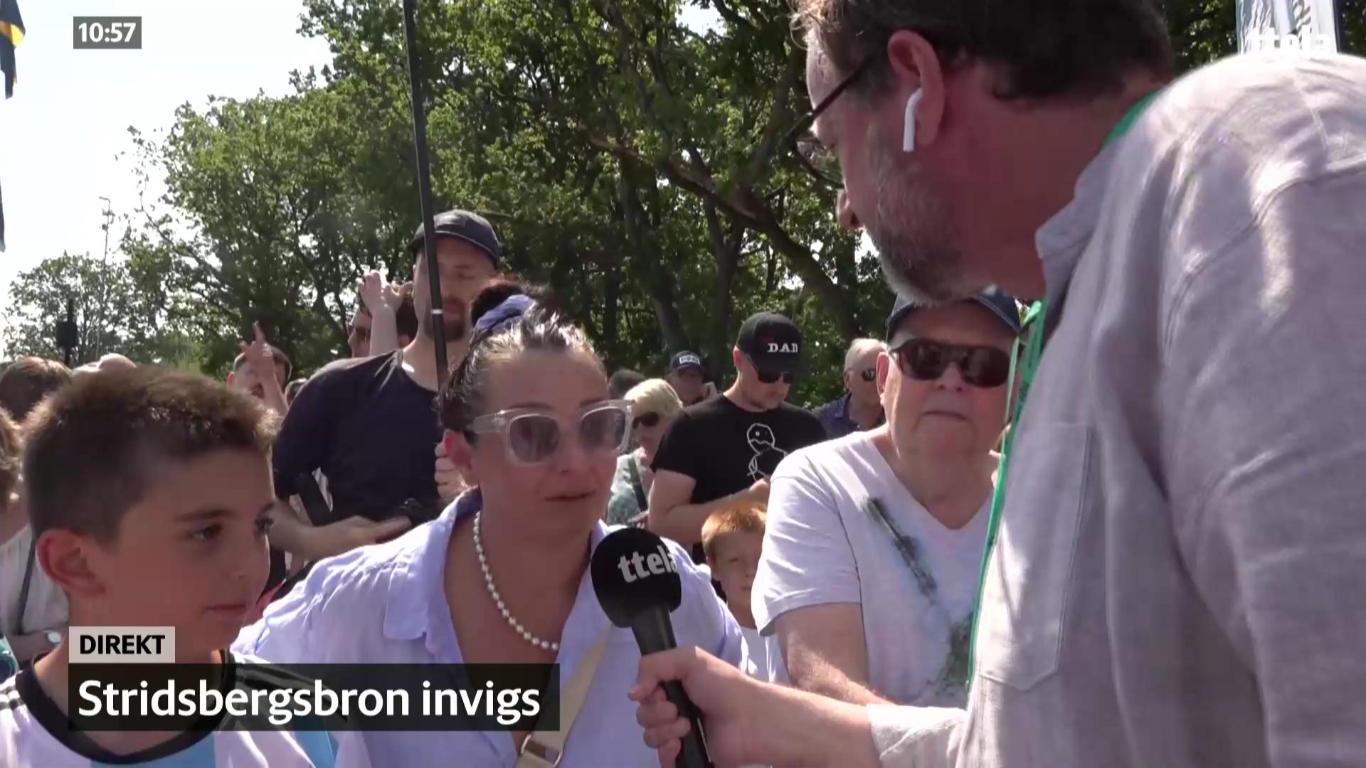 Invigning av Stridsbergsbron
